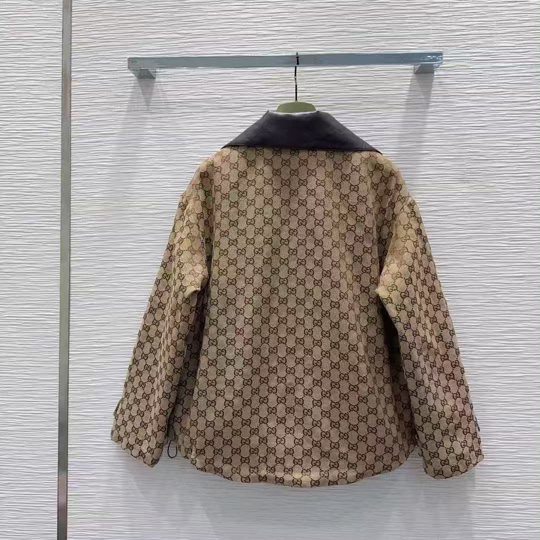 Gucci Zip-Front Jacket - Beige