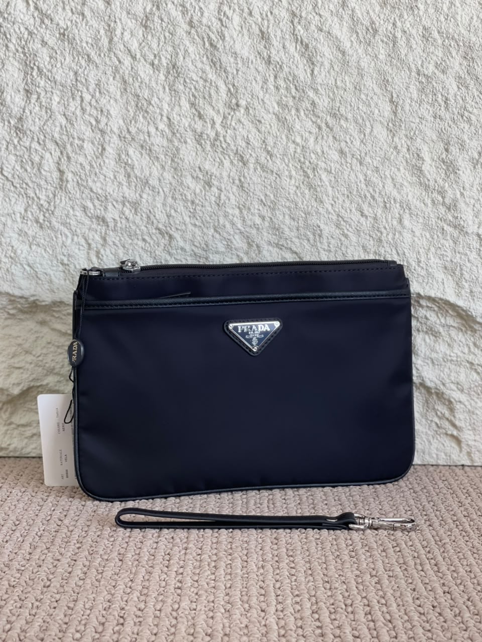 Prada Clutch - Navy