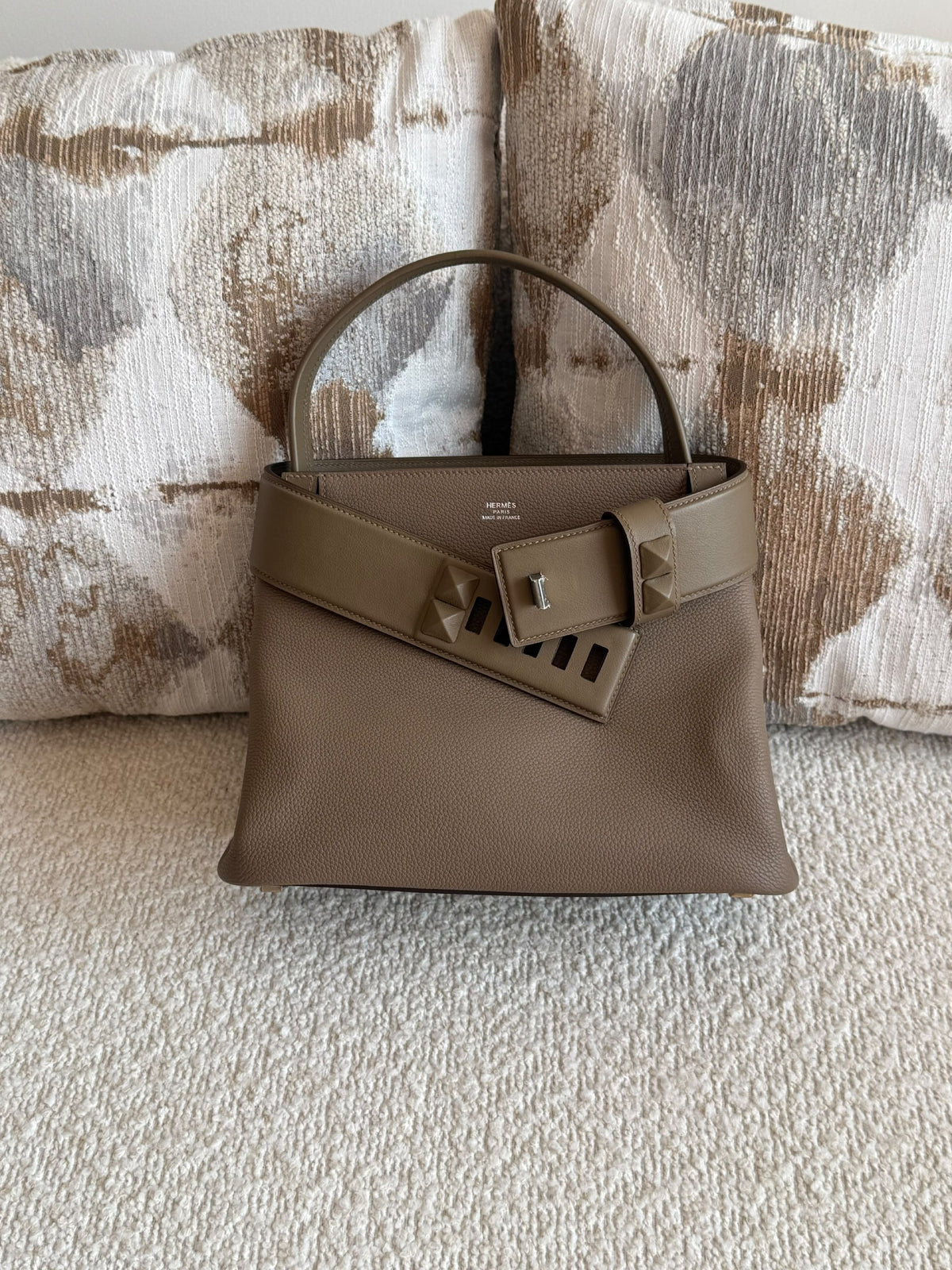Hermès Medor Handbag - Brown, Beige, Green