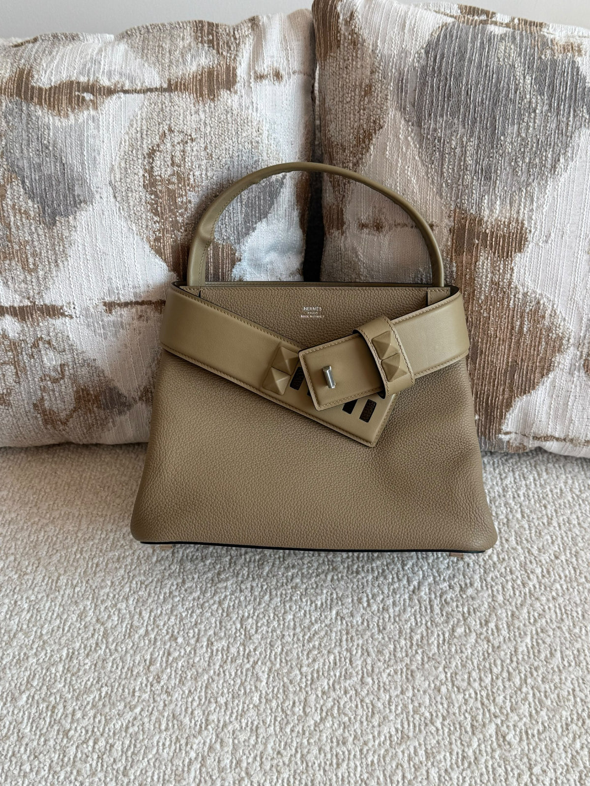 Hermès Medor Handbag - Brown, Beige, Green