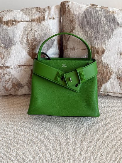 Hermès Medor Handbag - Brown, Beige, Green