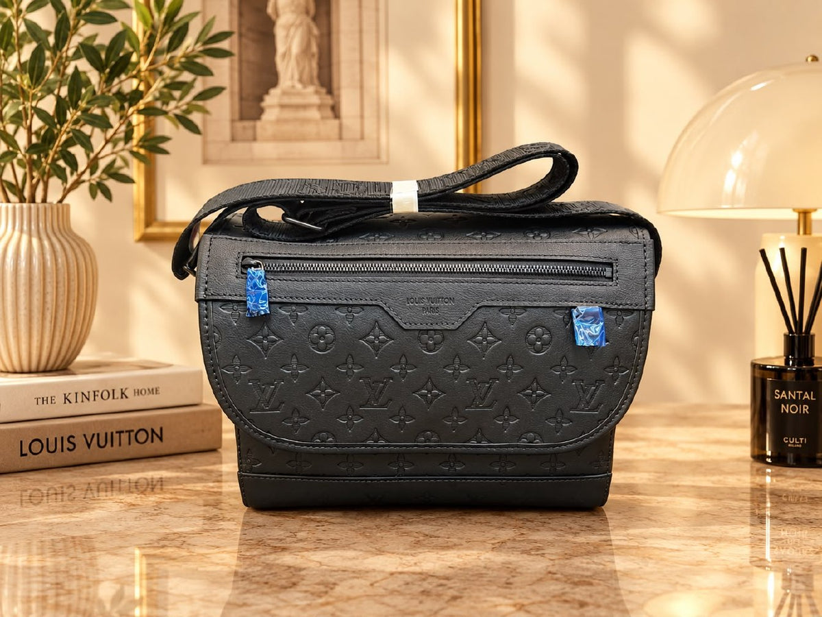 Louis Vuitton Courrier Messenger - Dark Grey Embossed