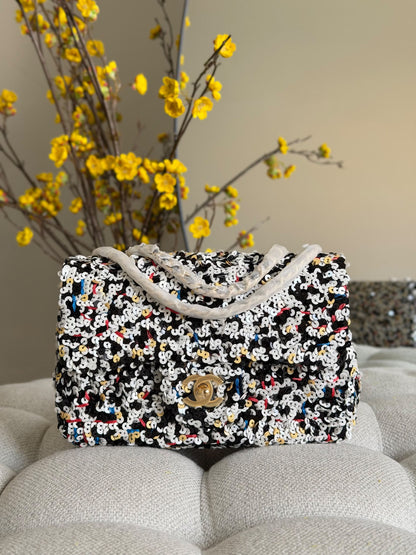 Chanel Top Handle Handbag - Black