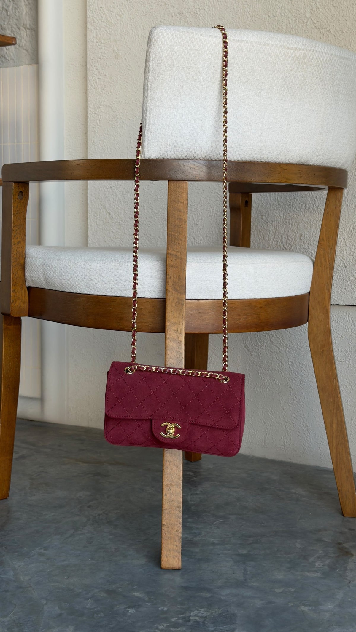 Chanel Shoulder Bag - Burgundy