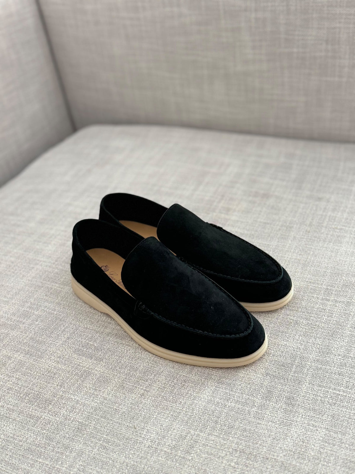 Loro Piana Summer Walk Loafers - Black