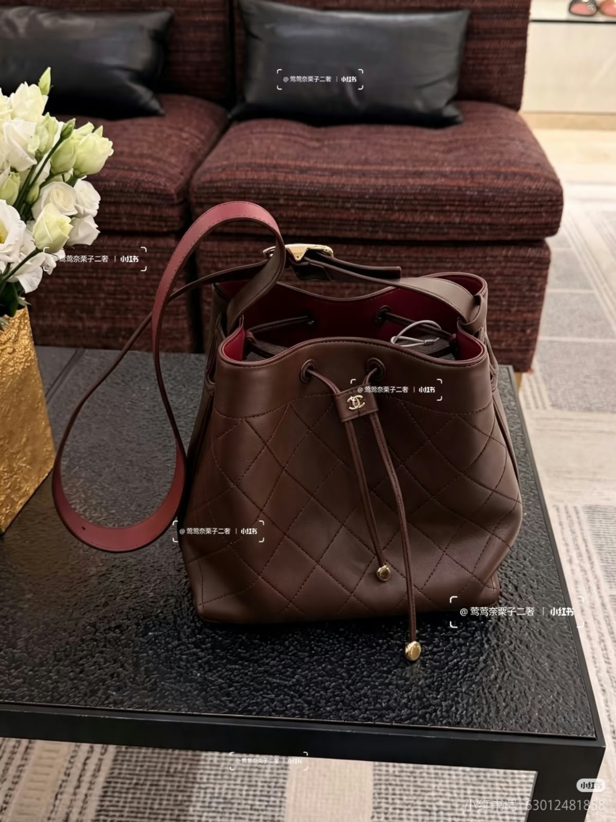 Chanel Bucket Bag - Brown