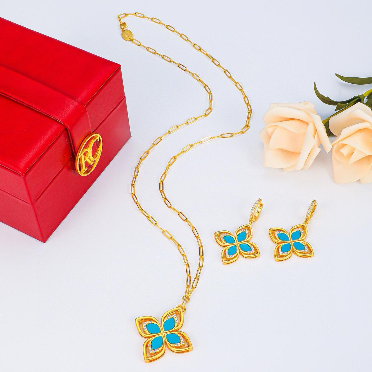 Jewelry Set - Light Blue