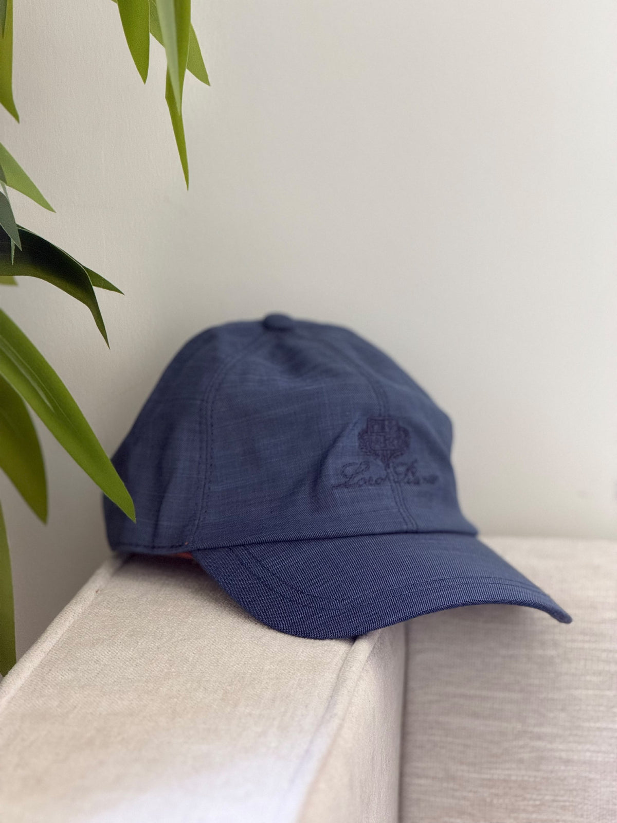Loro Piana Striped-Brim Cap - Blue