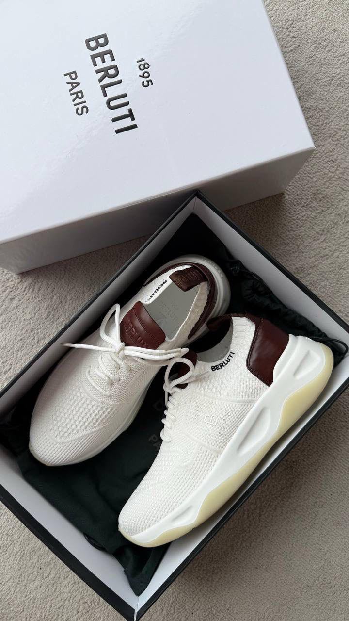 Berluti Sneakers - White & Brown