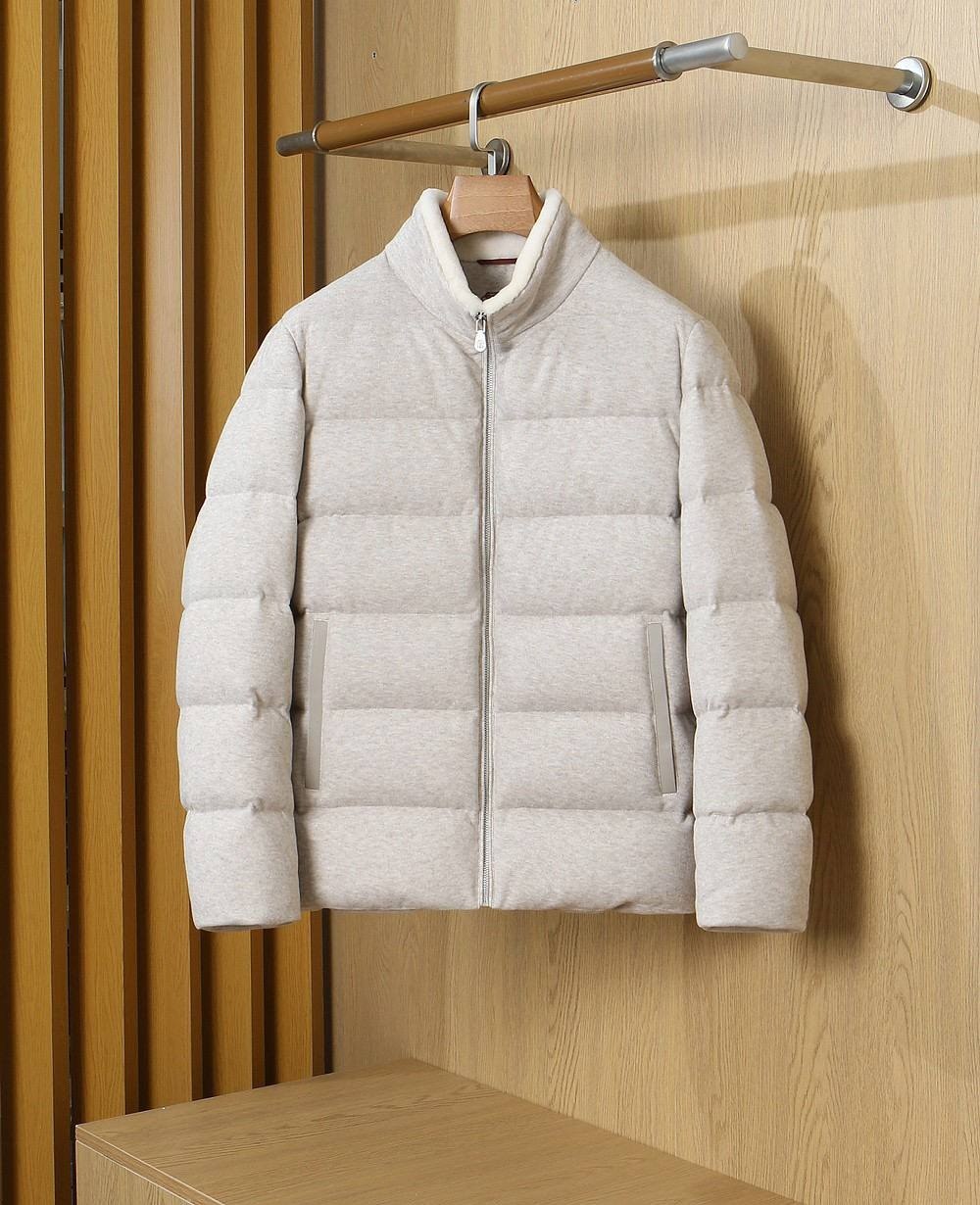 Brunello Cucinelli Puffer Jacket - Beige