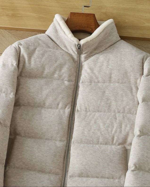 Brunello Cucinelli Puffer Jacket - Beige