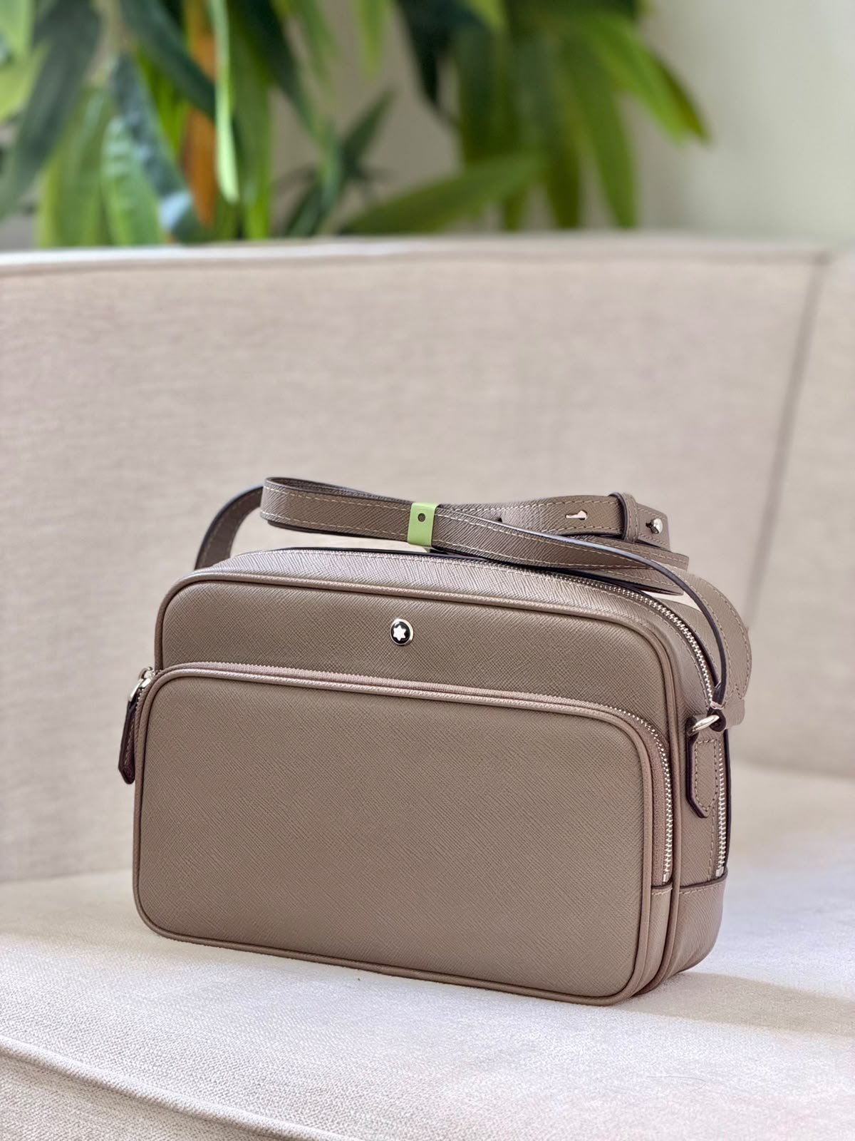 Montblanc Crossbody Bag Front-Pocket - Beige