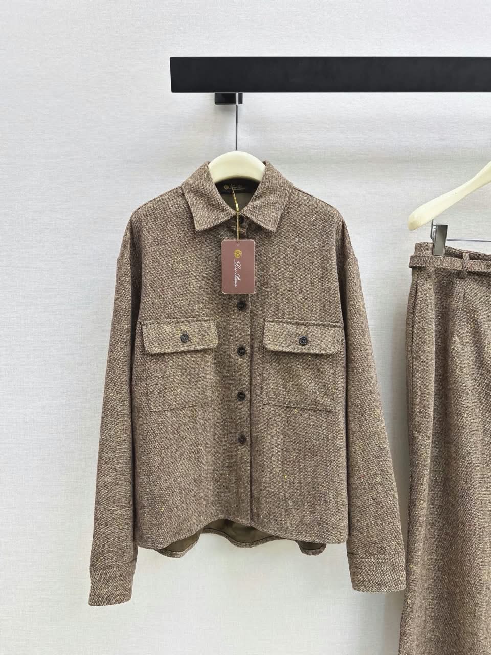 Loro Piana Shirt Jacket Set - Brown