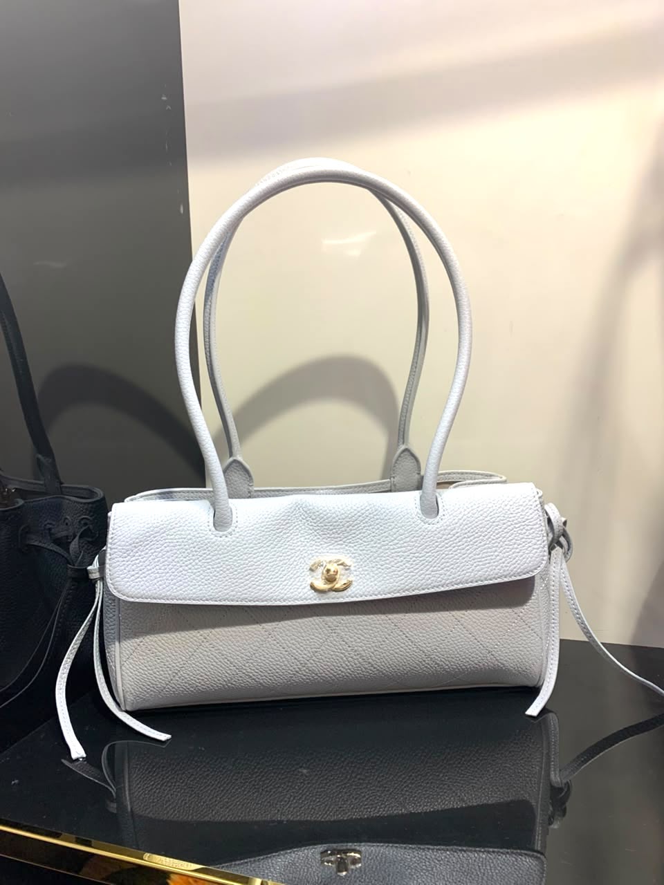 Chanel Flap Shoulder Bag - Grey