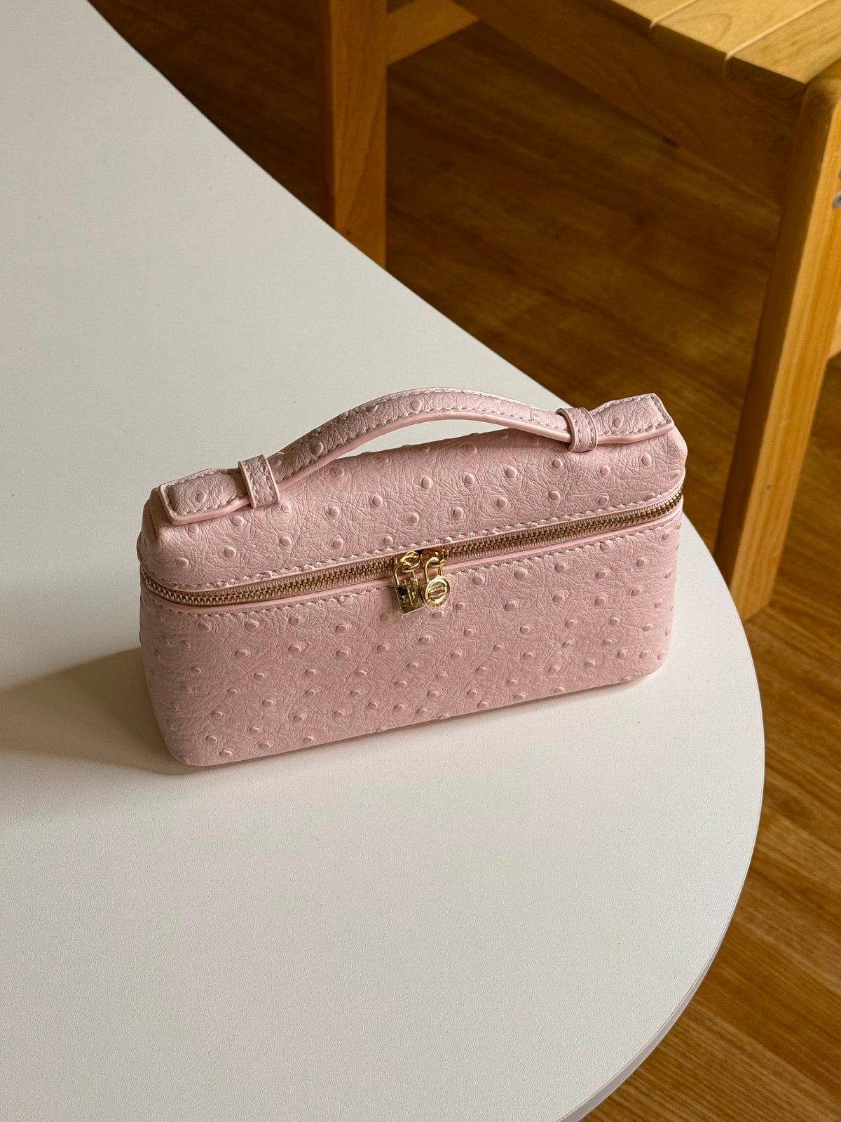 Loro Piana Handbag - Pink Embossed