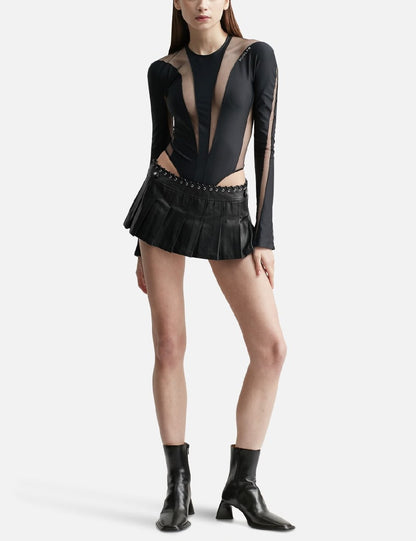 Mugler Bodysuit - Black