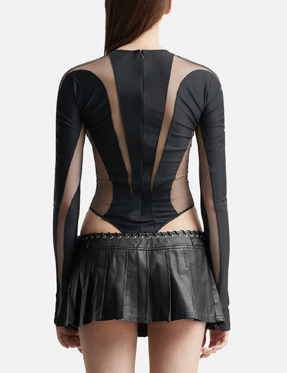 Mugler Bodysuit - Black
