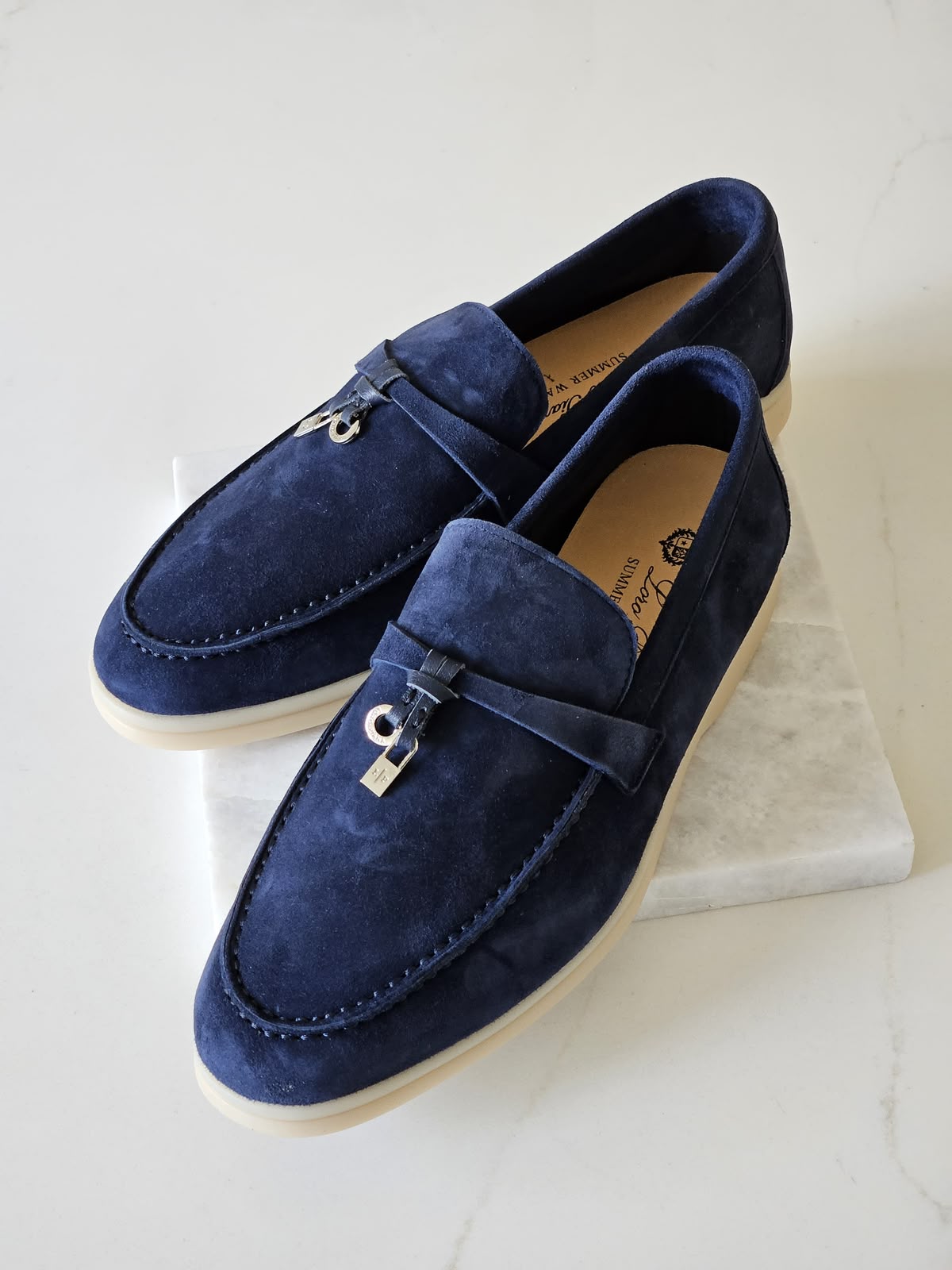 Loro Piana Loafers - Navy