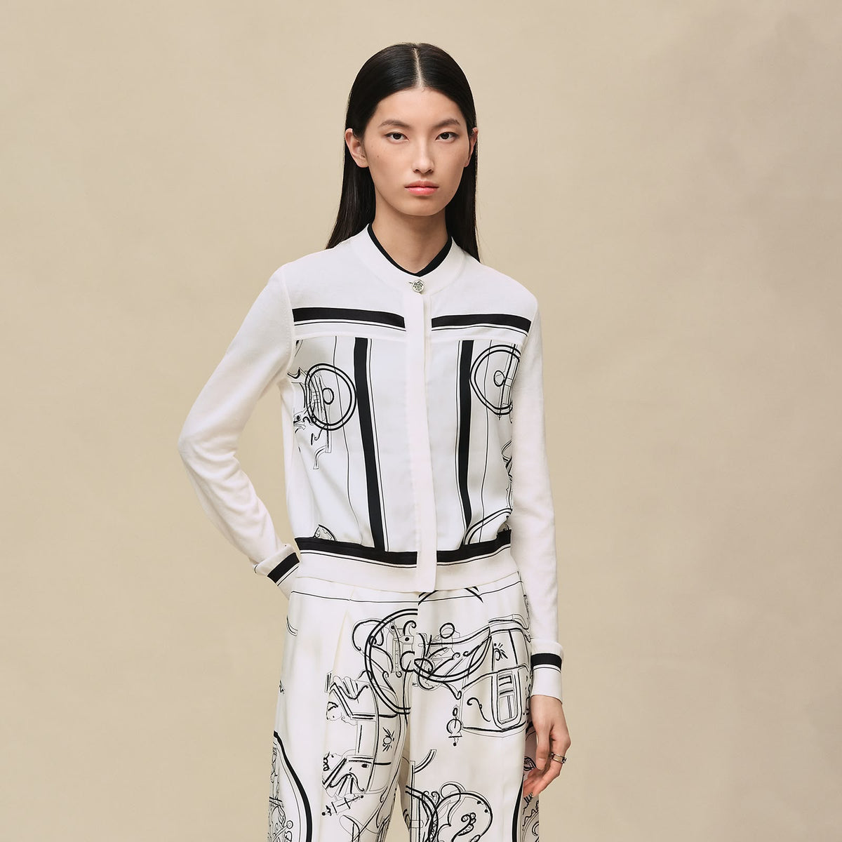 Hermès Cardigan - White