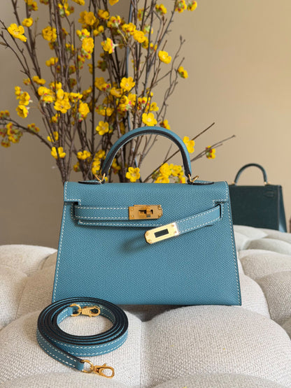 Hermès Top-Handle Handbag - Blue