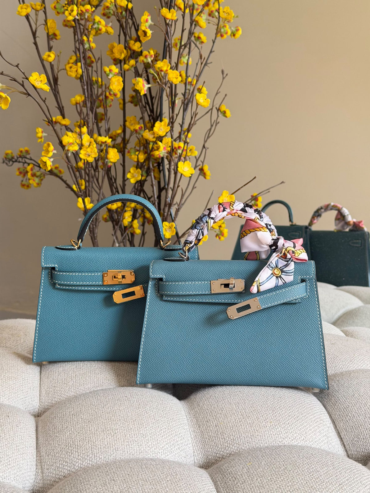 Hermès Top-Handle Handbag - Blue