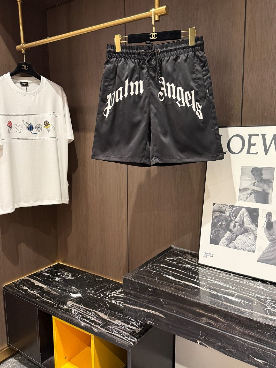 Palm Angels Shorts - White, Red, Blue, Black
