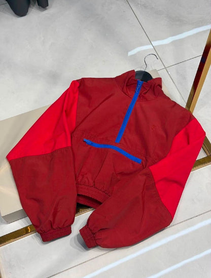 YSL Zip-Panel Jacket - Red