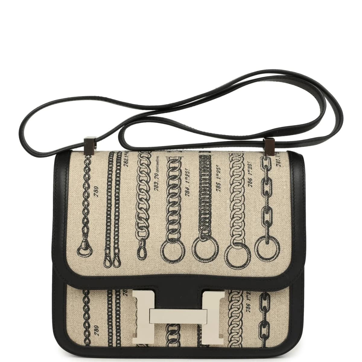 Hermès Shoulder Bag Square Flap - Beige