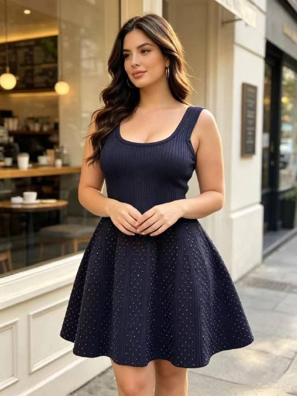 Sandro Dress - Navy Blue