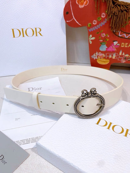 Dior Belt - White