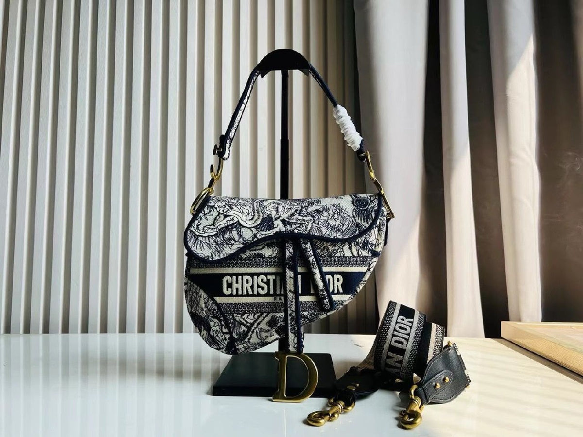 Dior Saddle Bag - Black