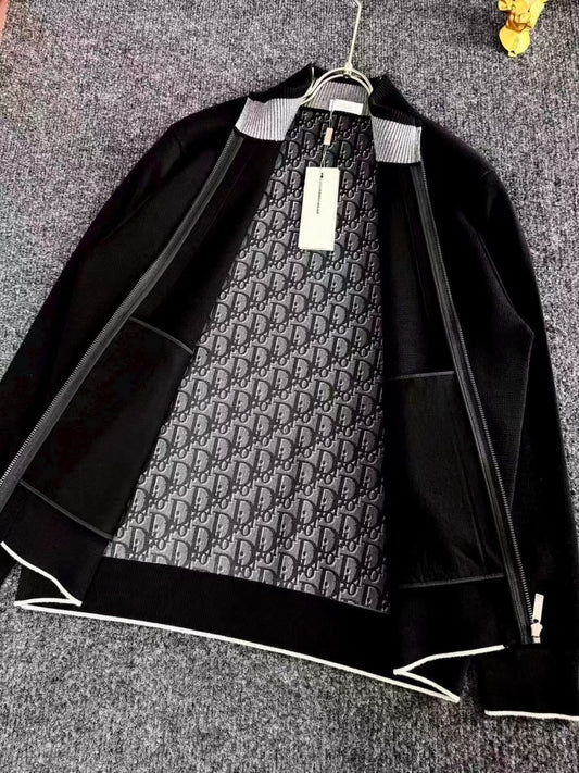 Dior Stand-Collar Zip Jacket - Black
