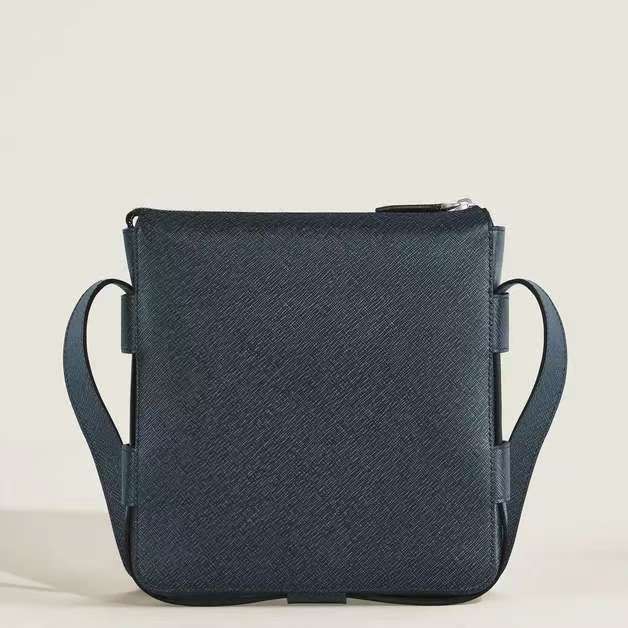 Montblanc Front-Pocket Crossbody Bag - Navy