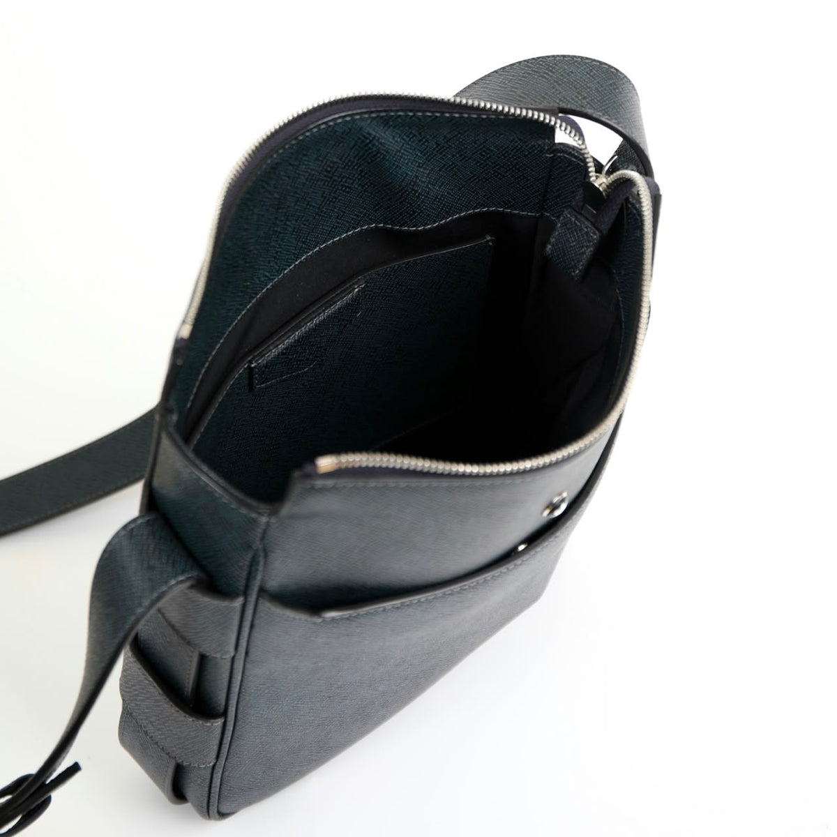 Montblanc Front-Pocket Crossbody Bag - Navy