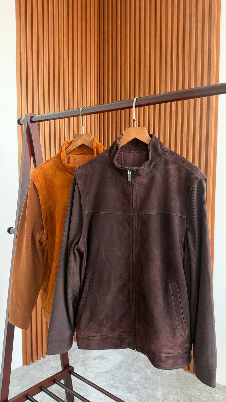 Zegna Jacket - Burgundy, Brown