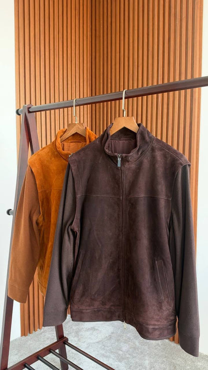 Zegna Jacket - Burgundy, Brown