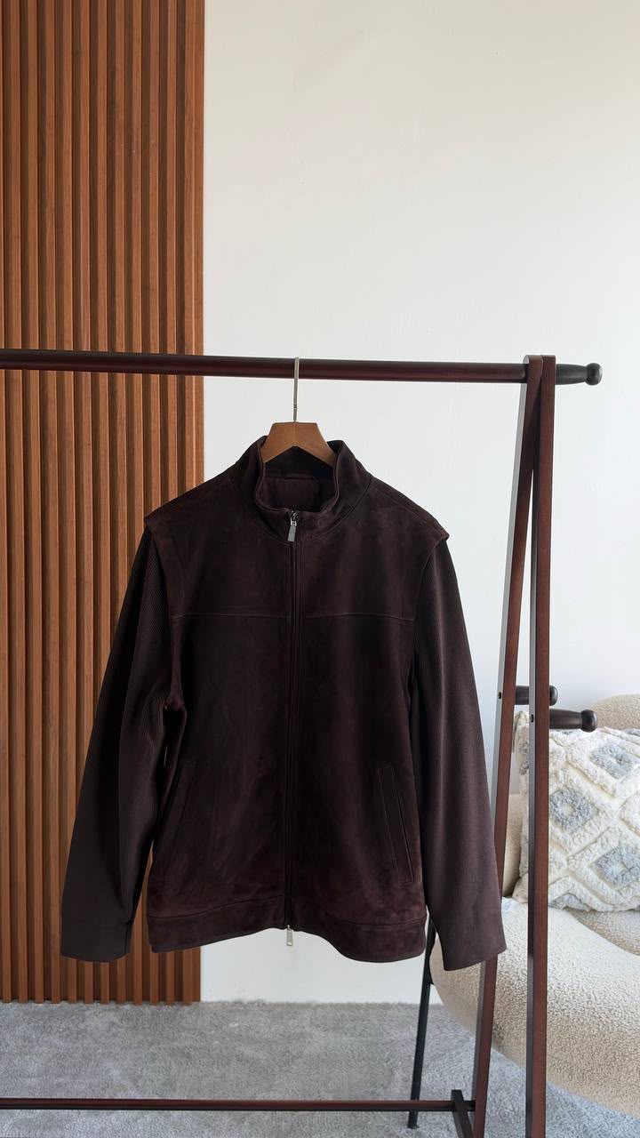 Zegna Jacket - Burgundy, Brown