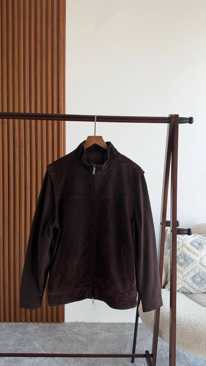 Zegna Jacket - Burgundy, Brown