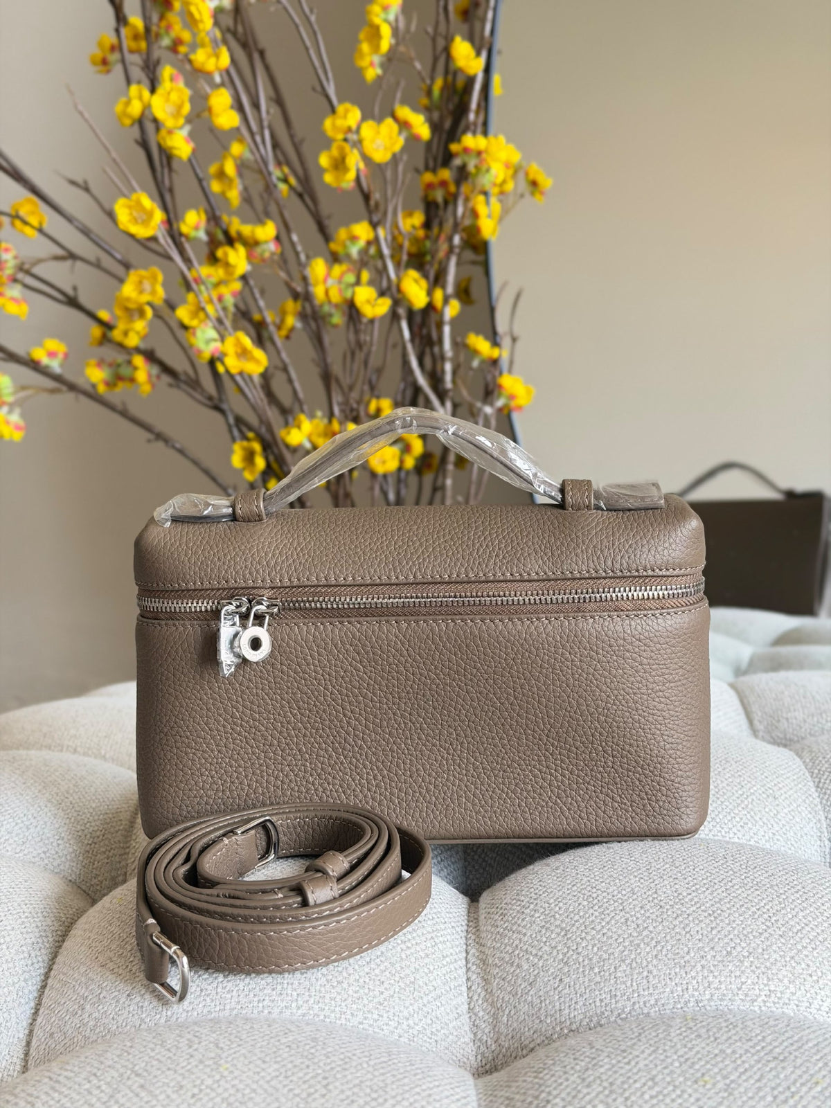 Loro Piana Crossbody Bag - Dark Grey