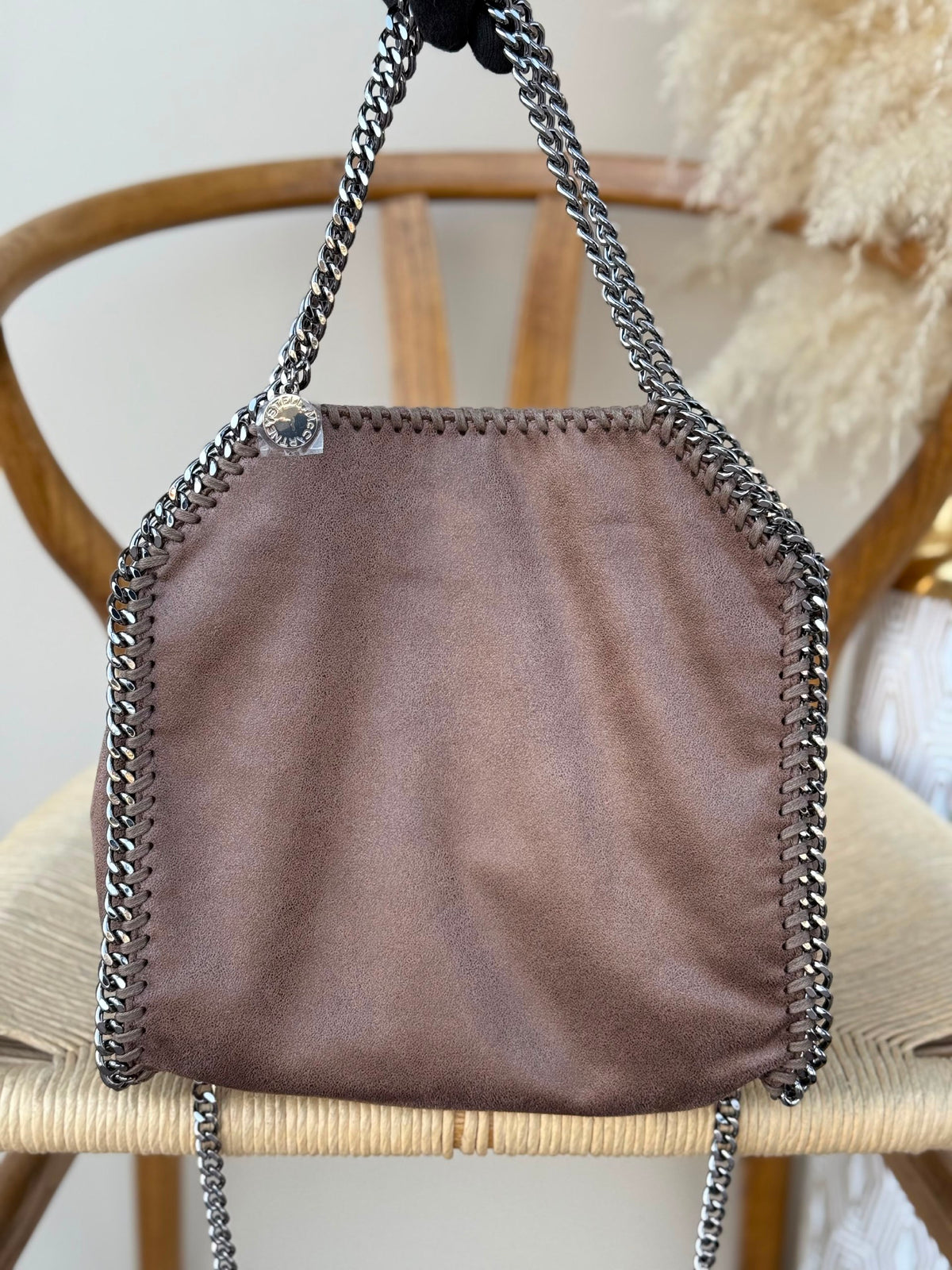 Stella McCartney Foldover Shoulder Bag - Brown