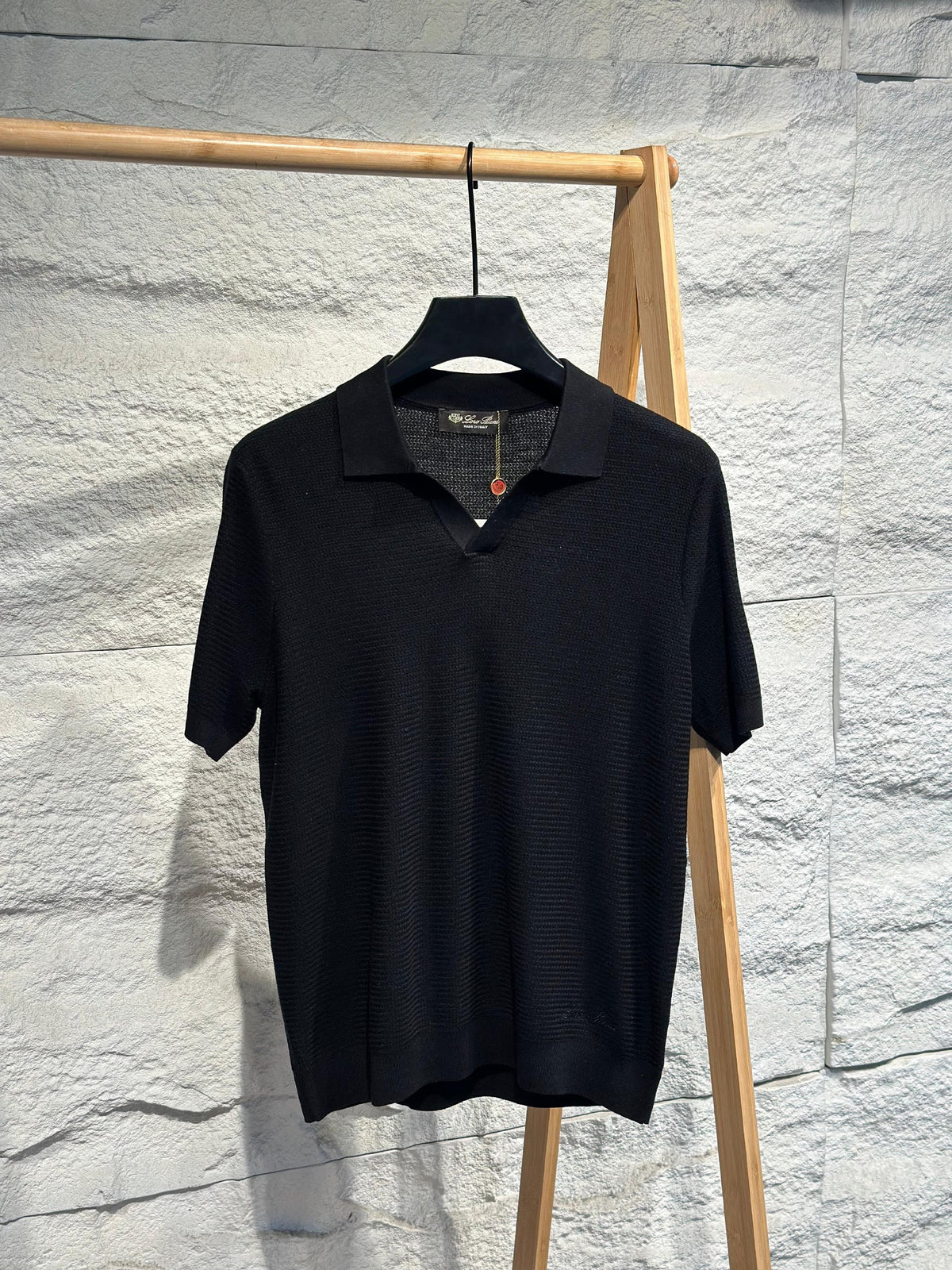 Loro Piana Polo Shirt - Grey, Black, White, Light Blue