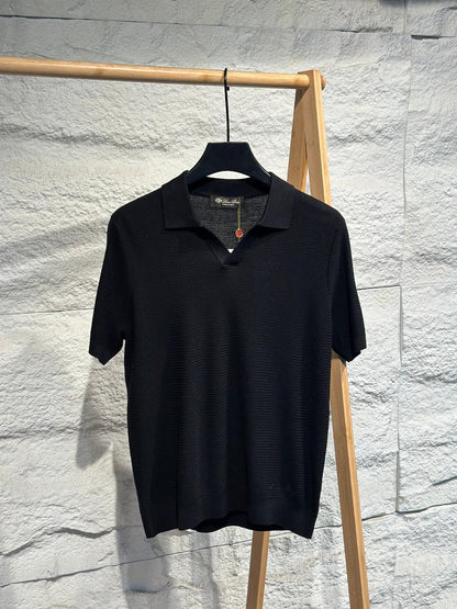 Loro Piana Polo Shirt - Grey, Black, White, Light Blue