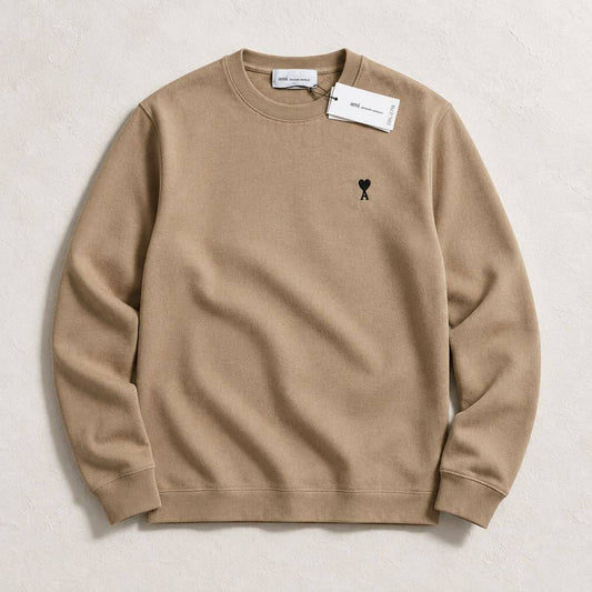 Ami Paris Sweatshirt - Beige