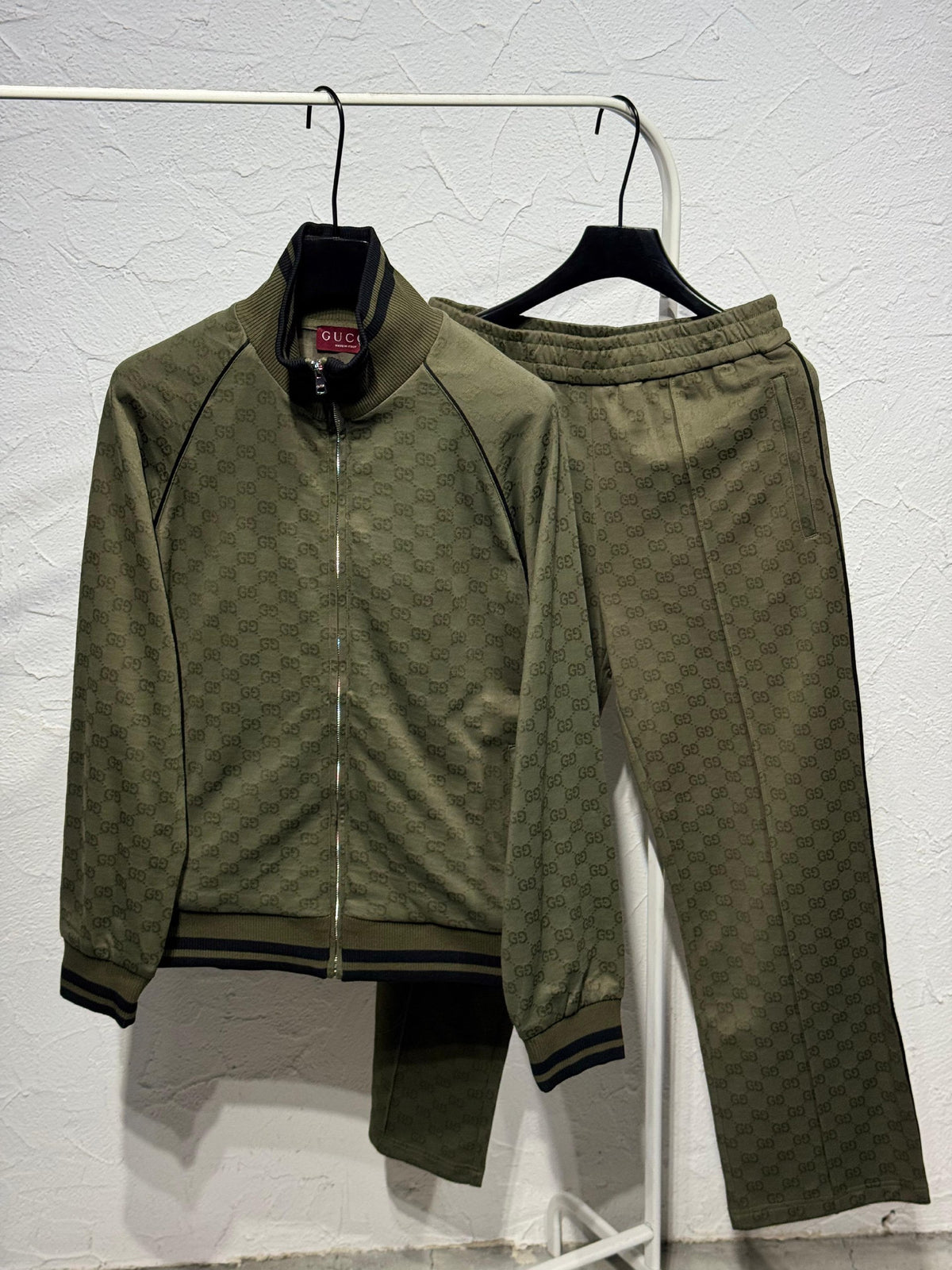 Gucci Tracksuit - Green Monogram