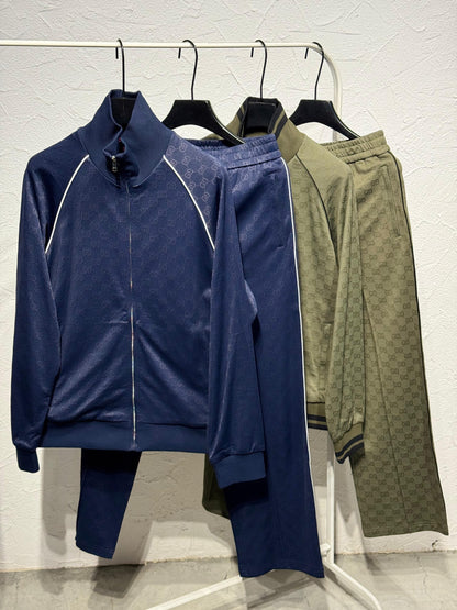Gucci Tracksuit - Green Monogram