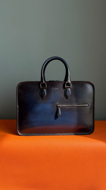 Berluti Band-Pocket Briefcase - Black