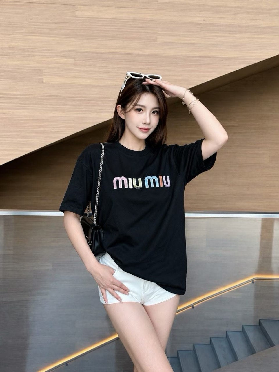 Miu Miu T-Shirt - Black