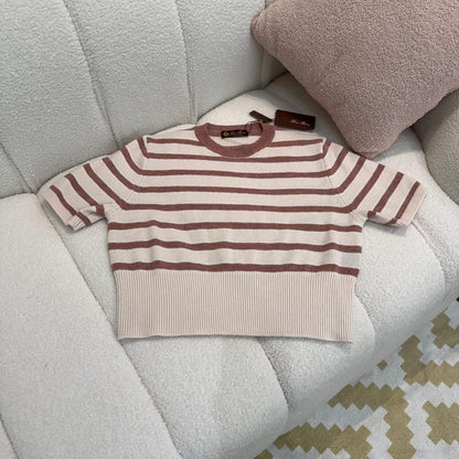 Loro Piana Knitted T-Shirt - White