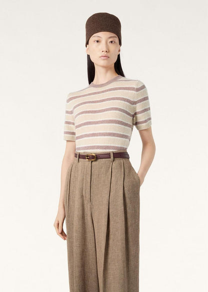 Loro Piana Knitted T-Shirt - White