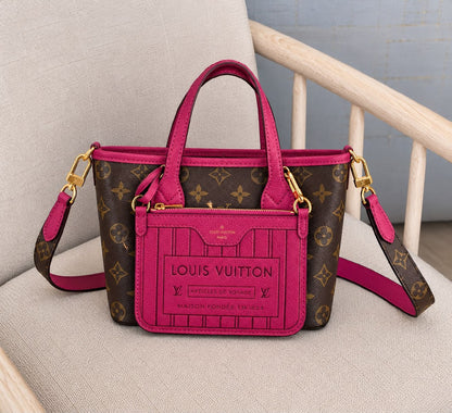 Louis Vuitton Pocket Tote Bag - Brown Monogram